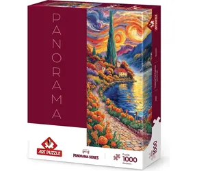 ART PUZZLE Puzzle panoramiczne W stronę cyprysu / 1000 elementów / 34 x 96 cm