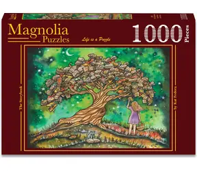 Książka z puzzlami MAGNOLIA / 1000 elementów / 68 x 48 cm
