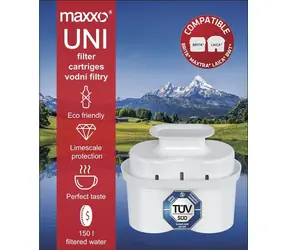 Filtr do wody Maxxo UNI 1 szt. / Filtr do dzbanka filtrującego / Kompatybilny z Laica, Brita Maxtra, BWT