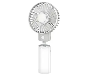 Platinet PRDF6107 biało-szary / Wentylator kieszonkowy / power bank 4000 mAh / 3 prędkości / USB-C