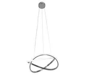 Activejet AJE-KAREN chrom / Lampa wisząca LED / 24W / 2270 lm / 4000K / IP20