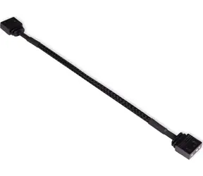 Przewód przedłużający Alphacool aRGB 3-pinowy pleciony / Przewód przedłużający / 3-pin do 3-pin / 15 cm