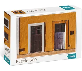 Puzzle DODO Żółty Domek / 500 elementów / 47 x 33 cm