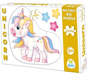 DOHÁNY Puzzle podłogowe Jednorożec / 12 elementów