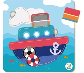 DODO Puzzle Statek parowy / 5 elementów