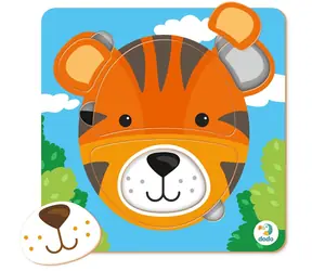 DODO Puzzle Tygrys / 5 elementów