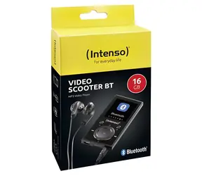 INTENSO Video Scooter czarny / odtwarzacz MP3/wideo / 16 GB / Bluetooth 5.0 / 1,8" LCD