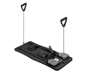 Zestaw REBEL ACTIVE Pilates 9 w 1 czarny / Wielofunkcyjny sprzęt do ćwiczeń / Składany / Nośność 150 kg