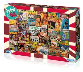 GIBSONS Puzzle Lata 60. / 1000 elementów / 68×49 cm