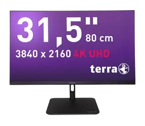 31,5" TERRA 3295W PV czarny / Monitor / IPS / 3840 x 2160 / 60 Hz / USB-C / DP / HDMI