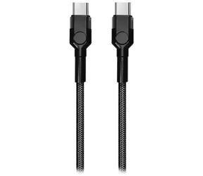 Colorway czarny / Kabel do transmisji danych / USB-C - USB-C / 60 W (3 A) / 1 m