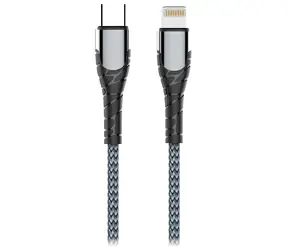 Colorway szary / Kabel do transmisji danych / USB-C - Lightning / 30 W / 2 m