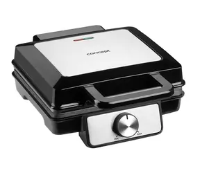 Concept VF3060 czarny / Gofrownica / 1400 W / 2 gofry / prostokątny