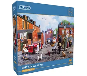Puzzle GIBSONS Brytania w stanie wojny / 500 elementów / 49 × 34 cm