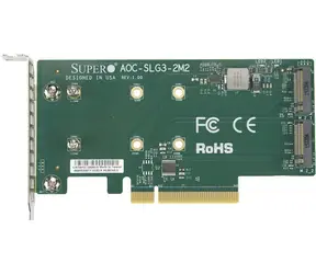 SuperMicro AOC-SLG3-2M2 / Kontroler / PCI Express / M.2