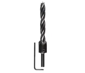 BOSCH 2608596397 / Wiertło do drewna z pogłębiaczem /  12 mm / pogłębiacz stożkowy  20 mm / zestaw 3 sztuk