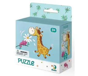 Puzzle DODO Żyrafa / 16 elementów / 22 x 22 cm