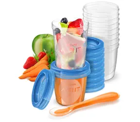 Philips Avent SCF721/20 / Zestaw pojemników do przechowywania żywności / 10 x 180 ml / 10 x 240 ml