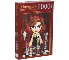 Puzzle MAGNOLIA Gambit królowej / 1000 elementów / 48 x 68 cm