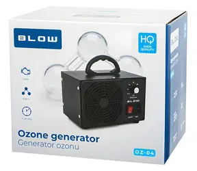 Blow OZ-04 czarna / Generator ozonu / 60 000 mg/h / 140 W / timer