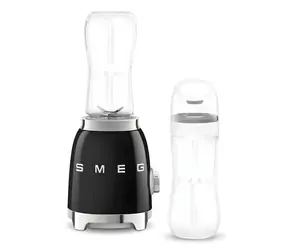 SMEG PBF01BLEU czarny / Blender do smoothie / 300 W / 0,6 l / 2 prędkości