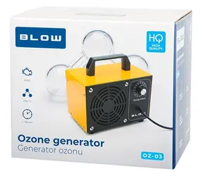 Blow OZ-03 czarno-pomarańczowa / Generator ozonu / 140 W / 60 000 mg/h / timer