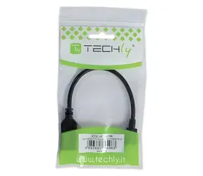 Techly ICOC-HDMI-F-002 czarny / rozdzielacz HDMI / 1x HDMI - 2x HDMI / 0,3 m / HDMI 1.2