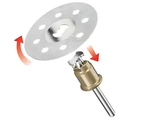Dremel EZ SpeedClic SC545 / Diamentowa tarcza tnąca / 38 mm / głębokość cięcia 11 mm / 20000 obr./min