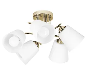 Activejet AJE-EMILY 3P złota / Lampa sufitowa / 3x gwint E27 / bez źródła światła