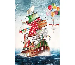 Puzzle MAGNOLIA Statek Wolności / 1000 elementów / 48 x 68 cm