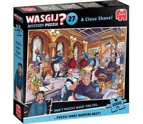 Puzzle JUMBO WASGIJ Mystery 27: Golenie na gładko! / 1000 elementów / od 15 lat