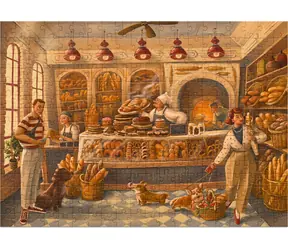 DODO Puzzle Shops: Piekarnia / 300 elementów / 39 x 28 cm