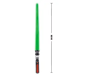 Miecz świetlny PLEJO zielony / od 5 lat / efekty świetlne i dźwiękowe / 84 cm