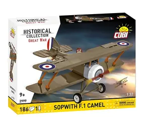 Zestaw konstrukcyjny Cobi Sopwith F.1 Camel / Great War / 2999 / 1:32 / 186 klocków / od 9 lat