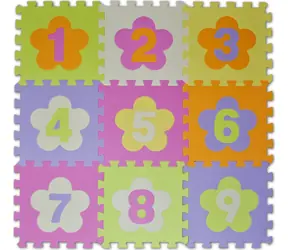 Orion Puzzle piankowe Cyfry / 28 x 28 cm / 9 elementów / od 3 lat