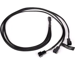 Rozdzielacz Y Alphacool 3-pinowy do 3x 3-pinowy 60 cm / Kabel / Rozdzielacz 3-pinowy / 60 cm