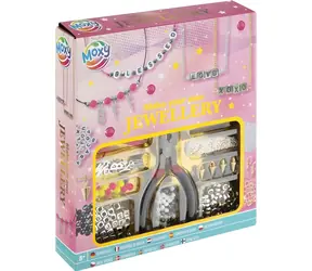 Zestaw do tworzenia biżuterii z literami MOXY / Bransoletki i naszyjniki / Koraliki, wisiorki, sznurki / Od 5 lat