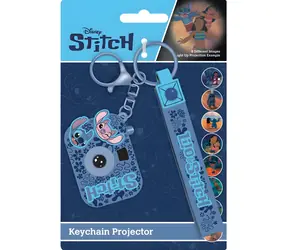 Brelok do kluczy Lilo i Stitch z projektorem ALLTOYS / Brelok do kluczy / Mini projektor / 3 baterie LR41 w opakowaniu