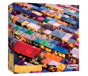 GIBSONS Puzzle Thai Market / 1000 elementów / 68×49 cm