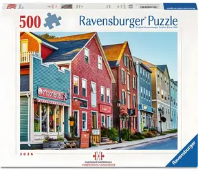Puzzle Ravensburger Mistrzostwa Kanady: Charlottetown / 500 elementów / 49x36 cm