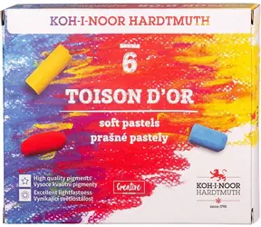 Kredki artystyczne KOH-I-NOOR / Kredki artystyczne / 6 kolorów / 9 cm