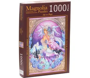 Puzzle MAGNOLIA Kryształowy Jednorożec / 1000 elementów / 48 x 68 cm