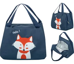 Torba termiczna na żywność KIK Fox Blue / Torba termiczna na żywność / 21,5 × 14,5 × 15,5 cm