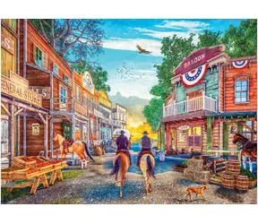 EUROGRAPHICS Puzzle Dziki Zachód / 1000 elementów / 68 x 48 cm