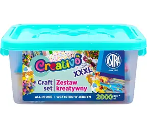 ASTRA Zestaw kreatywny Creativo XXXL Wielkanoc / 2000 szt. / mix materiałów plastycznych