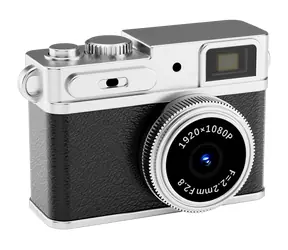 Denver DMC-1203B czarny / Mini aparat cyfrowy / Czujnik CMOS / Micro SD / USB-C