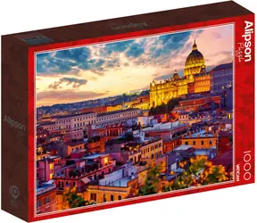 ALIPSON Puzzle Watykan / 1000 elementów / 69 x 47,8 cm