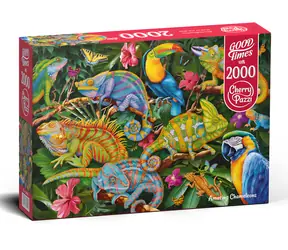 Puzzle Cherry PAZZI Niesamowite kameleony / 2000 elementów / 100 × 70 cm