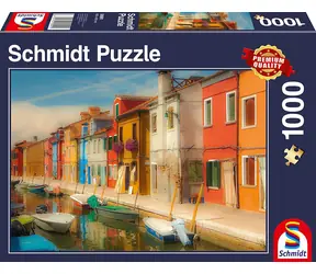 Puzzle Schmidt Jasne Domy / 1000 elementów