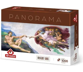 ART PUZZLE Puzzle panoramiczne Stworzenie Adama / 1000 elementów / 96 x 34 cm